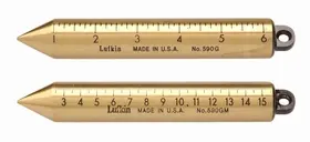 Plomada 6", inoxidable, cm/pulgadas