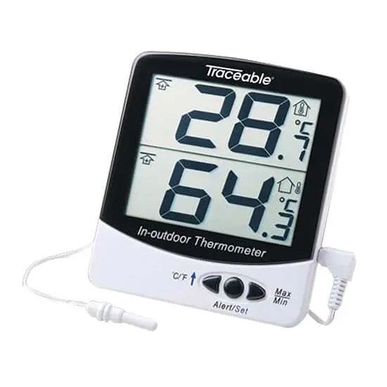 Termometro dual digital con pantalla gigante -50ºC/70ºC INT./EXT., Digi-Sense